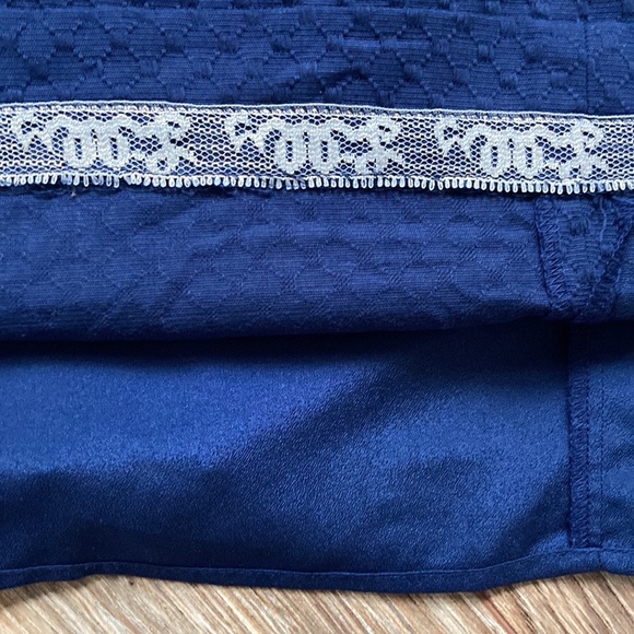 Lilly Pulitzer Demi Convertible Dress Navy & Gold Size 6 - Picture 15 of 16